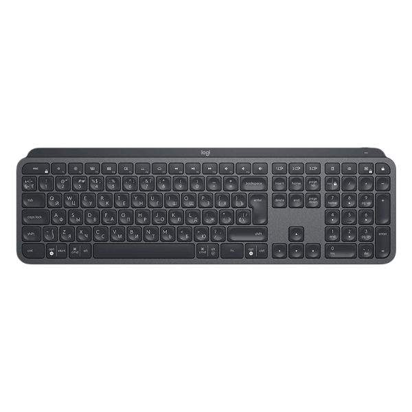 Logitech MX Keys Advanced Wireless Illuminated Keyboard - GRAPHITE - ARA (101) - 2.4GHZ / BLUTOOTH