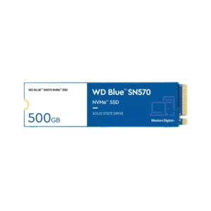 WD Blue SN570 500GB NVMe SSD – M.2 2280 PCIe Gen3, Up to 3500MBs Read, 2300MBs Write, 300TBW