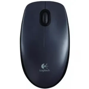 Logitech M90 Wired USB Mouse – 1000 DPI Optical Tracking, Ambidextrous Design, Plug-and-Play Compatibility for PC, Mac, and Linux