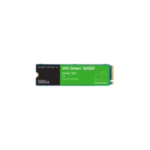 WD Green SN350 500GB NVMe SSD – M.2 2280 PCIe Gen3, 2400MBs Read, 1500MBs Write, TLC NAND