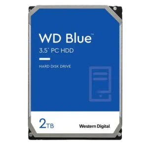 Western Digital Blue 2 TB 3.5″ Internal HDD – SATA III 6Gb/s, 5400 RPM, 64 MB Cache, CMR, 150 MB/s