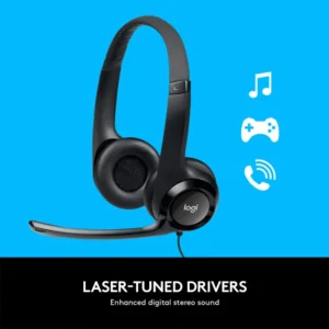 Logitech H390 Headset USB With Noise Cancelling