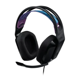 Logitech G335 wired Gaming Headset Black – 40mm Neodymium Drivers, 240g Lightweight, Flip‑to‑Mute Mic, Discord Certified