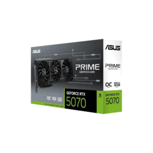 ASUS PRIME GeForce RTX 5070 12GB GDDR7 Graphics Card – PCIe 5.0, Ray Tracing, DLSS 4, HDMI 2.1, DisplayPort 2.1 (With Build)