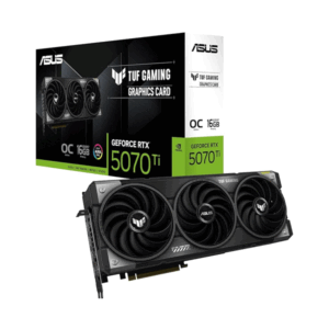 ASUS TUF Gaming GeForce RTX 5070 12GB GDDR7 Graphics Card – PCIe 5.0, DLSS 4, Ray Tracing, HDMI 2.1, Triple Fan (With Build)
