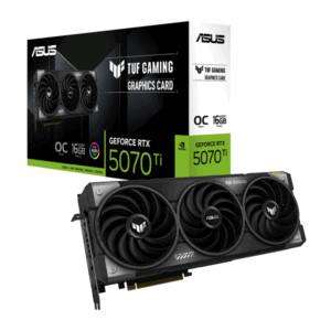 ASUS TUF Gaming GeForce RTX 5070 Ti OC 16GB GDDR7 Graphics Card – PCIe 5.0, Ray Tracing, DLSS 4, Triple-Fan Cooling