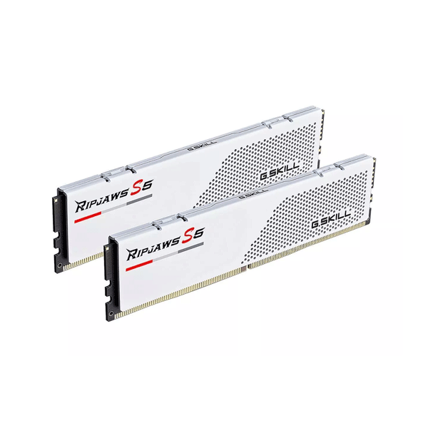 G.SKILL Ripjaws S5 DDR5‑5600 CL40 32GB (2×16GB) – Intel XMP 3.0, 1.20V, Low‑Profile 33mm, White