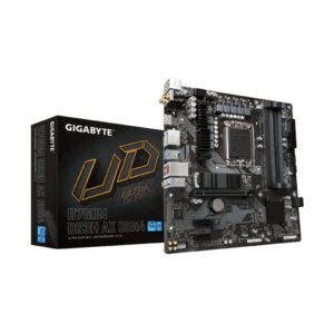 GIGABYTE B760M DS3H AX DDR4 LGA 1700 Intel B760 M-ATX DDR4 2 M.2 PCIe 4.0 USB 3.2 Gen 2 Type-C WiFi 6E 2.5GbE LAN Q-Flash Plus PCIe EZ-Latch Gaming Motherboard