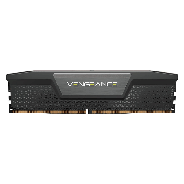 Corsair VENGEANCE® 16GB (1x16GB) DDR5-5200MT/s CL40 Memory — XMP3.0, 1.25V, Black