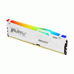 Kingston FURY Beast DDR5‑5600MT/s CL36 16GB Memory KF556C36BWEA-16 – AMD EXPO, 1.25V, Dual‑Channel Kit, White
