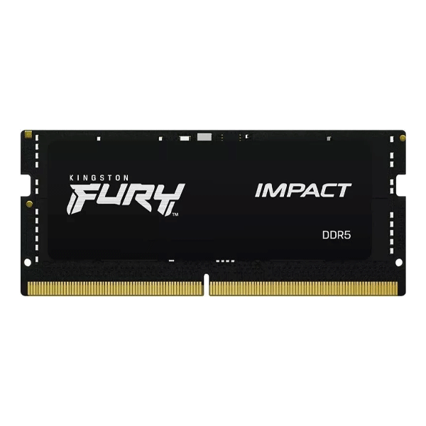 Kingston FURY Impact DDR5‑5600MT/s CL40 32GB(2×16GB) KF556S40IBK2-32 Laptop– Plug N Play, Intel® XMP 3.0, 1.1V, Dual‑Channel Kit