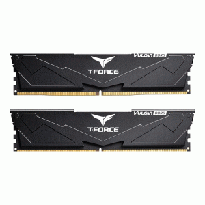 TeamGroup T-FORCE VULCAN 16GB (1x16GB) DDR5-6000MT/s CL30 Memory — 1.35V, Intel XMP 3.0, AMD EXPO, On-die ECC, Black