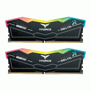 TeamGroup T-FORCE DELTA RGB 32GB (2x16GB) DDR5-6400MT/s CL32 Memory — Intel XMP 3.0, AMD EXPO, 1.35V, On-die ECC, Black